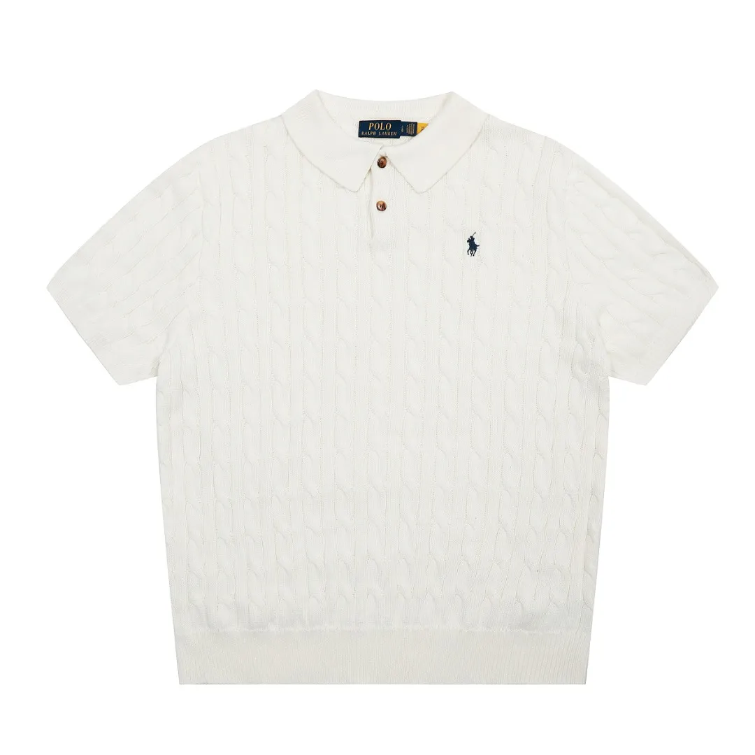 🅿️186 "Top quality" Style number: DS062# (not off the shelves all year round) [Ralph Lauren men's POLO lapel solid color pony embroidered logo knitted short sleeves] ✅Ralph Lauren Ralph Lauren classic basic lapel POLO men's all-season knitted short sleeves ✅Main supplier platform live broadcast Wholesale entity Replacement when out of stock Not off the shelf ✅ZP quality 1:1 version Scan the code to enter the GF website Counter quality ✅Details and quality are the only one in Guangzhou. Imported quality cotton yarn, focusing on high-end, cost-effective. Needless to say good quality. ✅The version restores the original version. The maximum size can be worn up to 200 pounds. Loose, comfortable and stress-free. ✅The upper body is simple and easy to match. A must-have for men. Good-looking clothes are never picky. A must-have for men's wardrobe. Size: S-XL. Color: Black, White, Gray, Khaki, Navy Blue, Gentleman's Lake Blue.